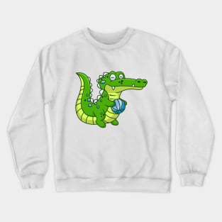 Cute Crocodile Crewneck Sweatshirt